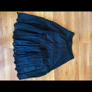 Point Sur skirt with embroidery